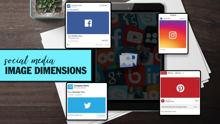 Social Media Image Dimensions 2025 Visual Guide