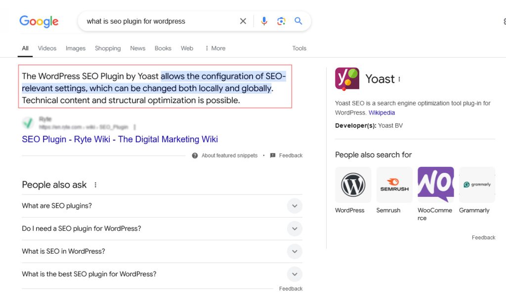 Featured Snippets