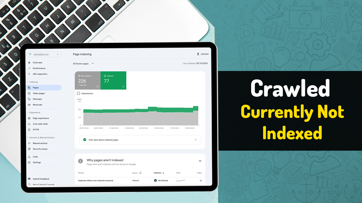 Crawled - Currently Not Indexed