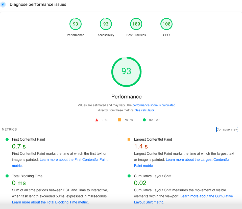 Page Speed and Core Web Vitals