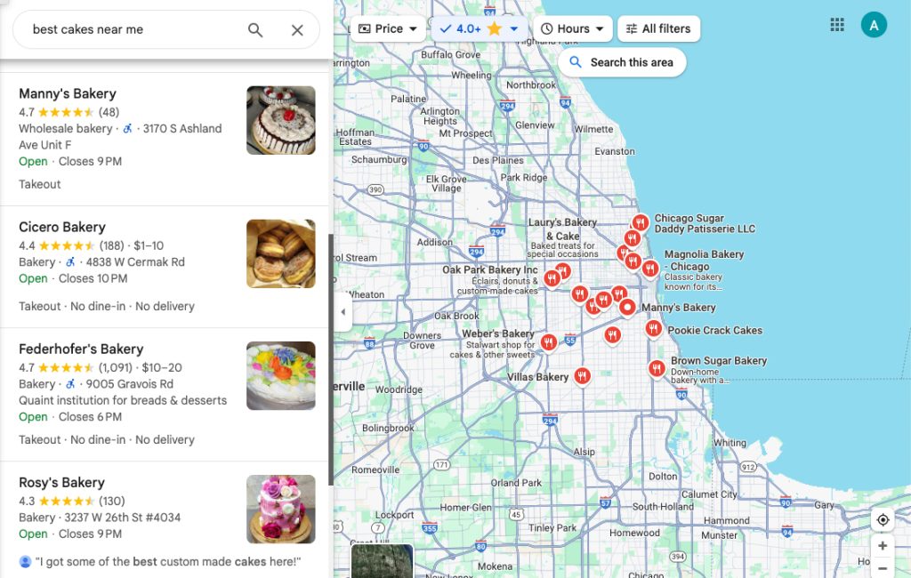 Google Maps Listings