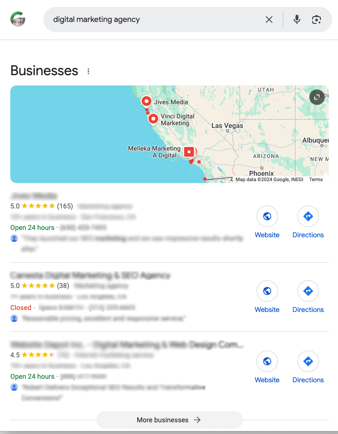 Google Business Profiles